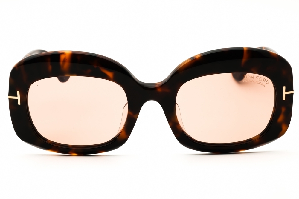 NWT Tom Ford FT1219-F-52Y Brown Oversized 54mm Sunglasses - Picture 2 of 3